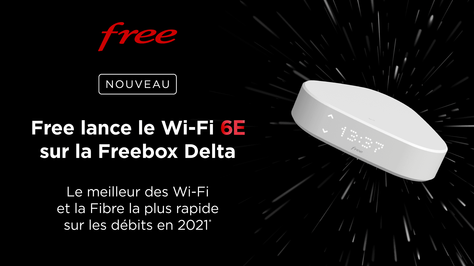 Le Wi-Fi 6E, le meilleur des Wi-Fi, maintenant disponible sur la Freebox Delta