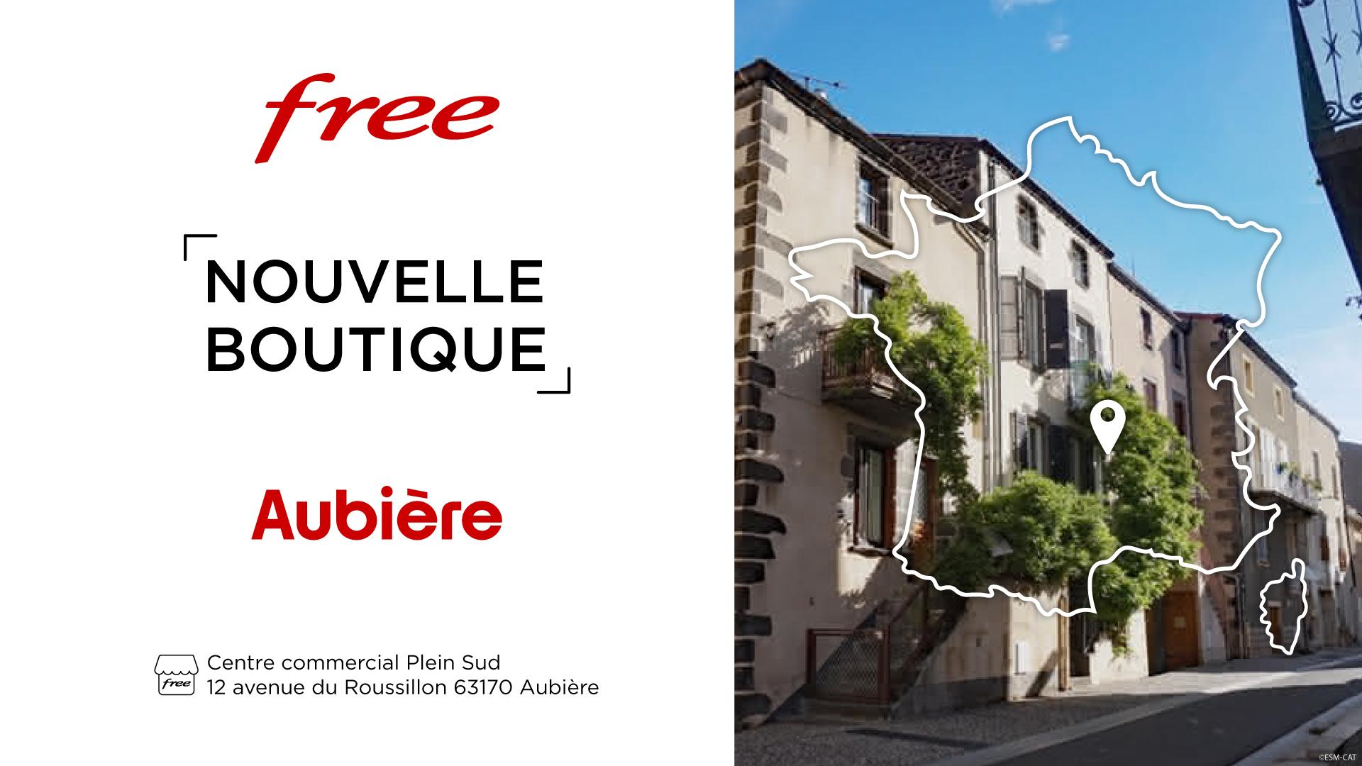 Découvrez la nouvelle boutique Free d’Aubière