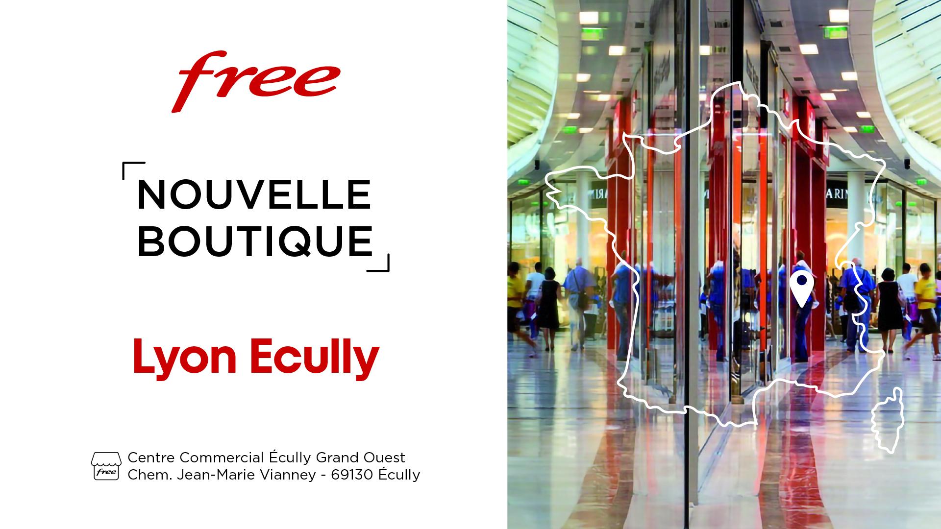 Découvrez la nouvelle boutique Free de Lyon Ecully