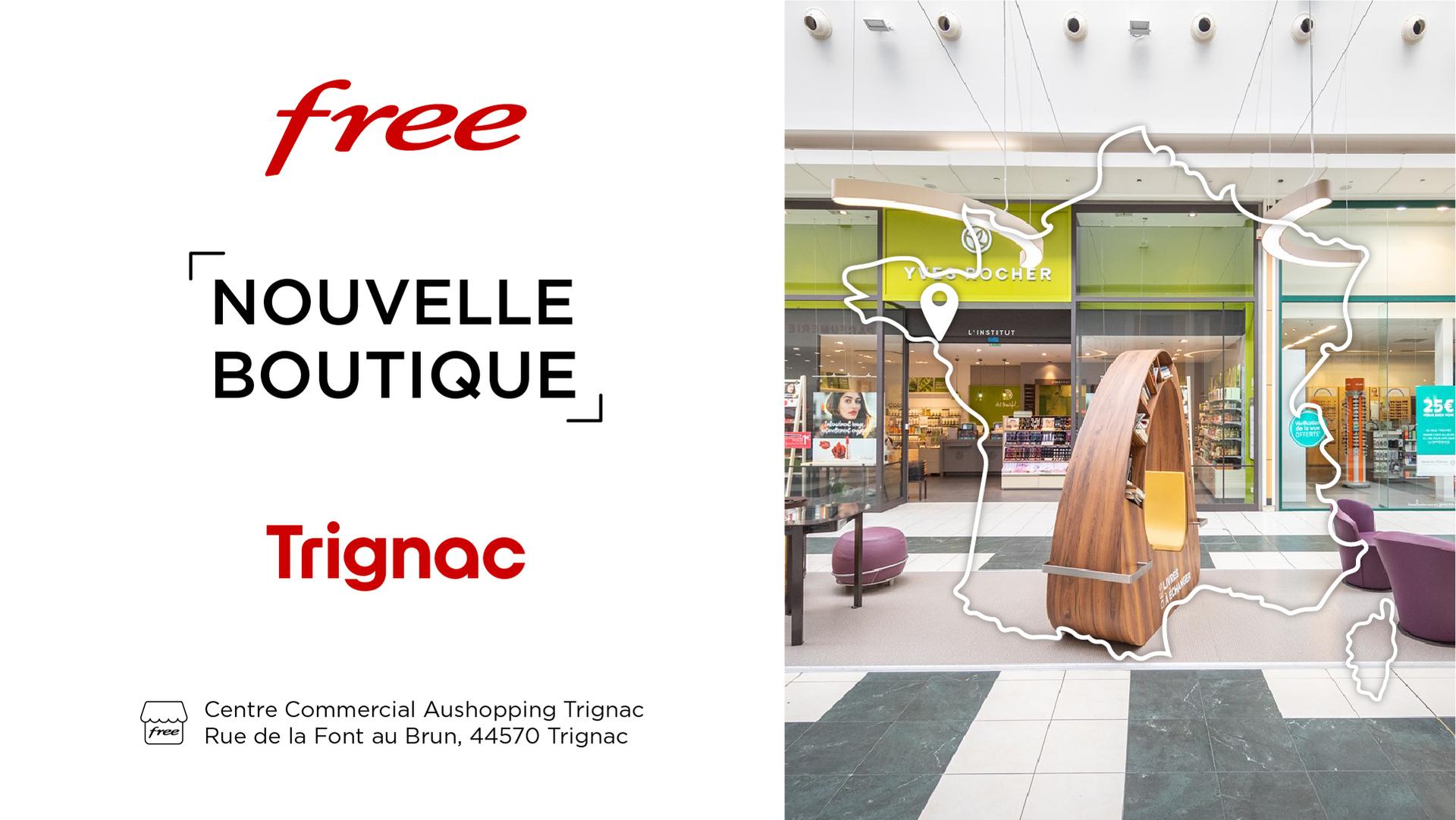 Découvrez la nouvelle boutique Free de Trignac