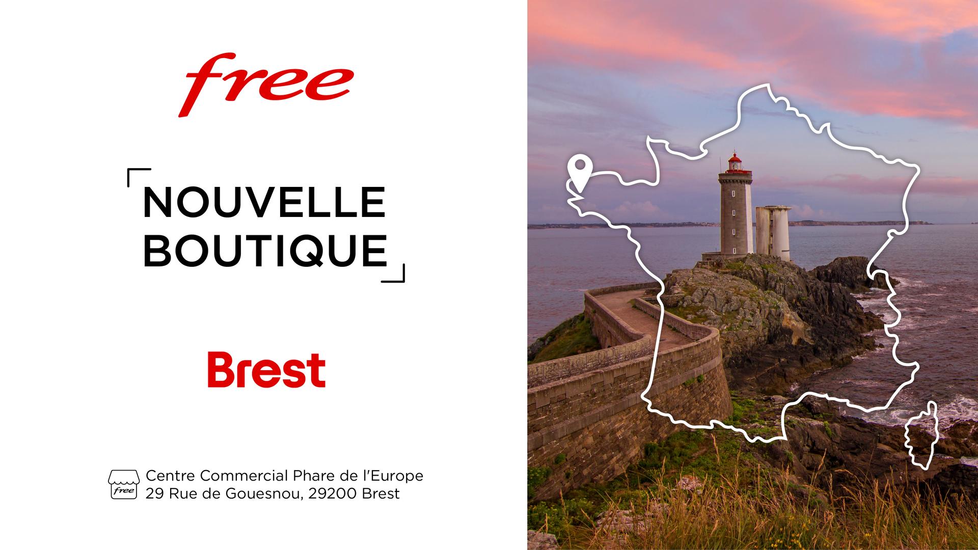 Découvrez la nouvelle boutique Free de Brest