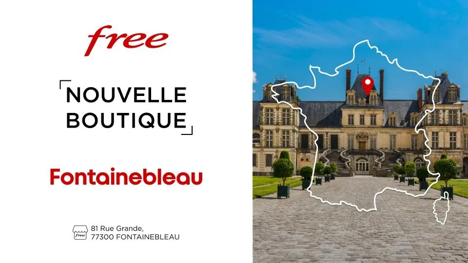 Free ouvre une nouvelle boutique à Fontainebleau