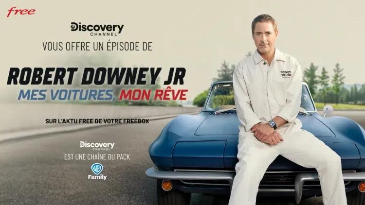 Profitez d'un épisode offert du programme "Robert Downey JR: Mes voitures, mon rêve" avec Discovery Channel