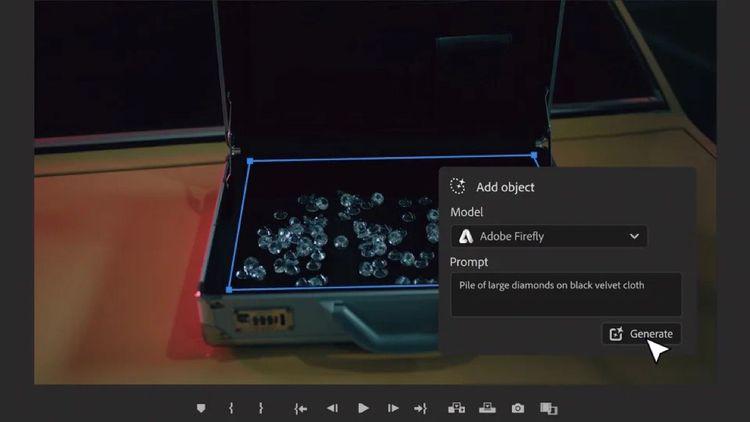 Adobe donne un aperçu de ses fonctions d’ajout et suppression d’objets via IA sur Premiere Pro