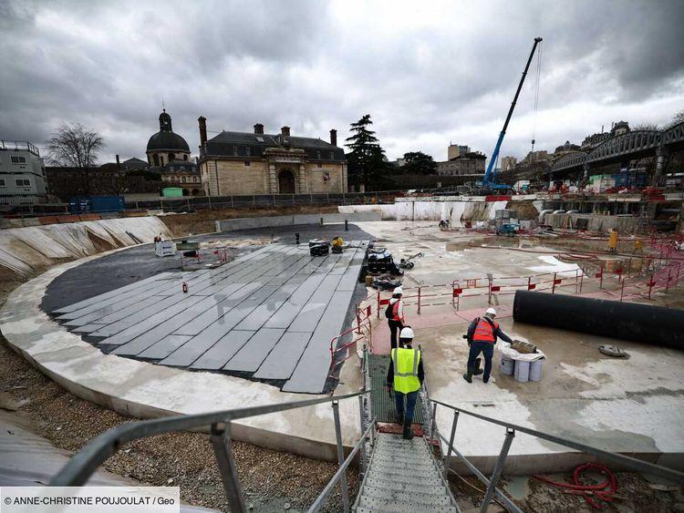 JO-2024 : Austerlitz se transforme en cathédrale souterraine pour sublimer la Seine